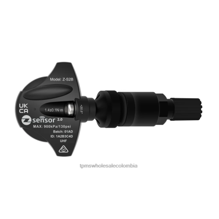 sensor tpms de repuesto para hyundai oe - oe p/n 52933b1100 frecuencia 315mhz TPMS Sensor Colombia 46BV663 vástago de válvula de metal - negro