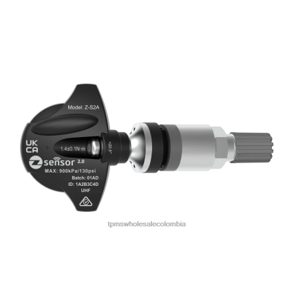 Sensor tpms de repuesto original del motor ssangyong - oe p/n 4199034000 frecuencia 433mhz TPMS Sensor Colombia 46BV853 vástago de válvula de metal - plateado